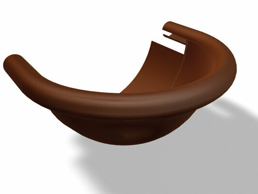 PREFA guľaté čelo žľabu obojstranne