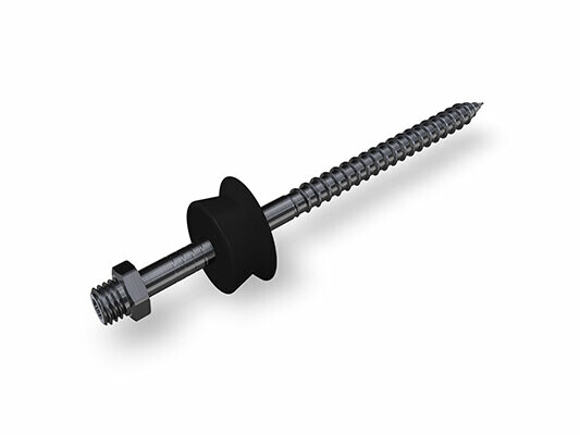 Tŕň s krytkou PREFA pre hmoždinky do kontaktného zatepľovacieho systému Ø 10 mm je k dispozícii v dĺžkach 80, 140, 200 a 330 mm a dodáva sa vrátane plastového krytu, ktorý poskytuje presné a bezpečné upevnenie objímok.