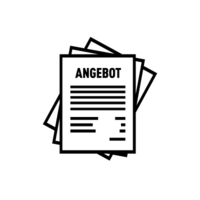 Obrázok stohu papiera vo forme ponuky